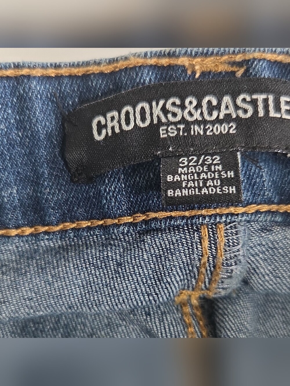 Crooks & Castle Men's Classic Blue Jeans - Picture 7 of 7
